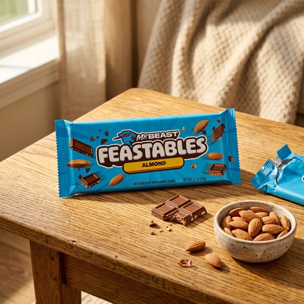 Mr Beast Feastables Chocolate Almond