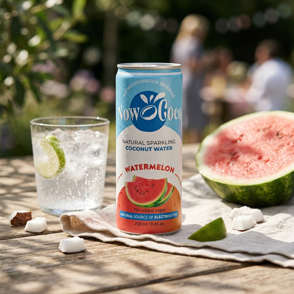 Nu Coco Sparkling Kokoswater Watermeloen