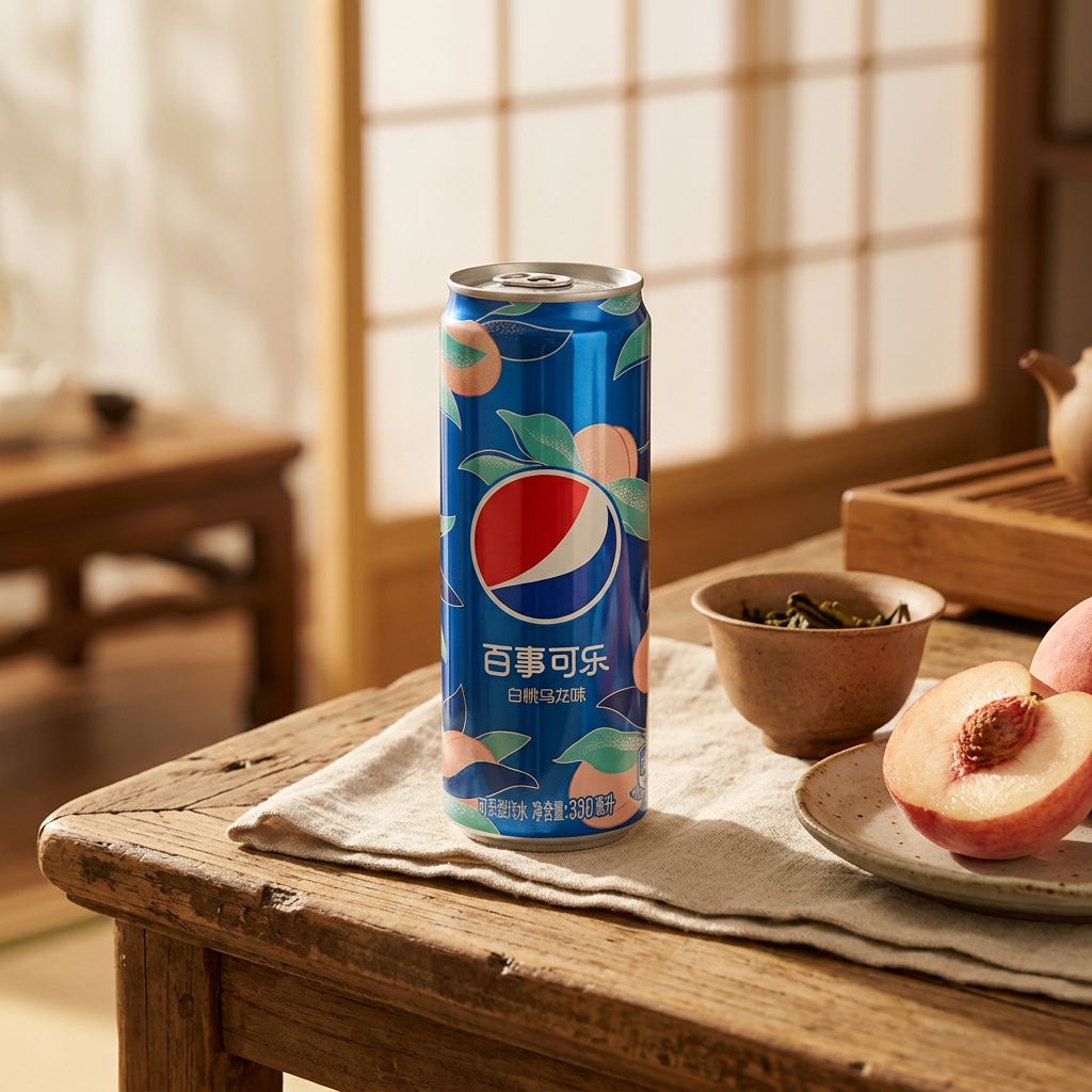 Pepsi China Peach Oolong