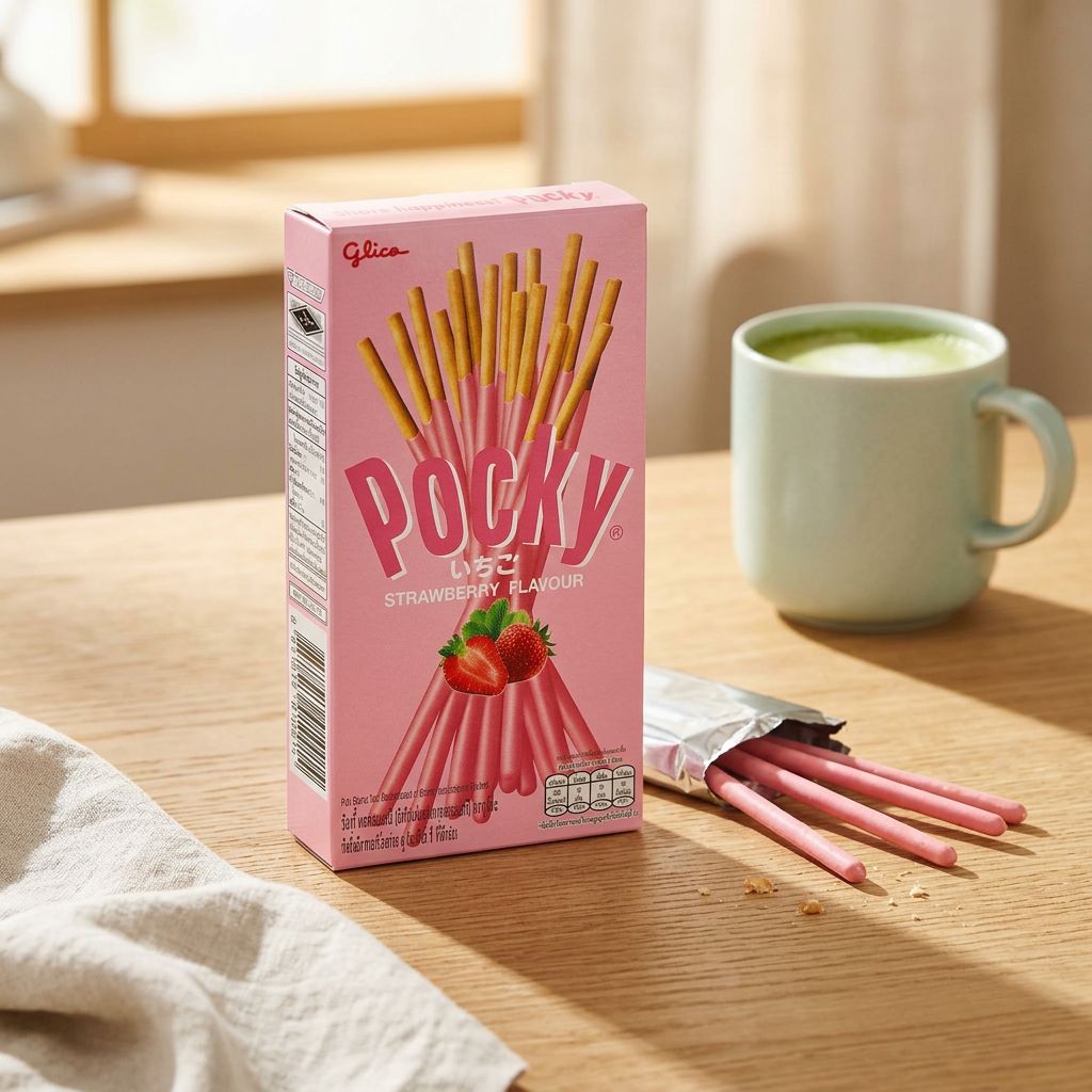 Pocky Aardbei 45g