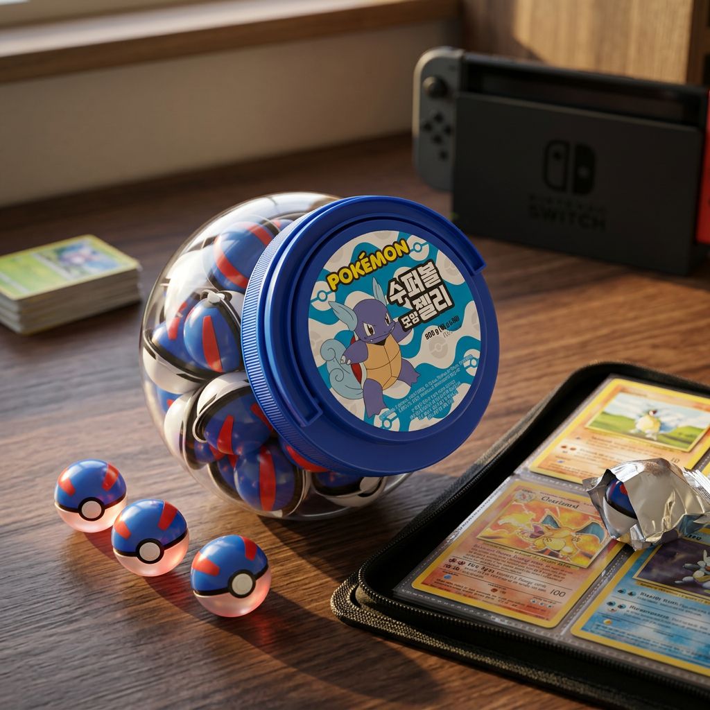 Pokemon Super Ball Shaped Jelly