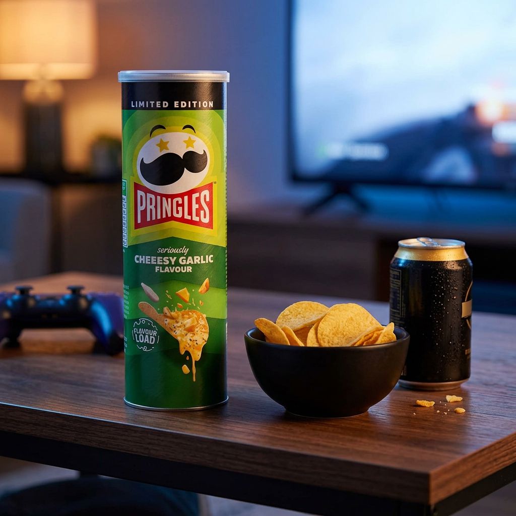 Pringles rijke kaasachtige knoflook