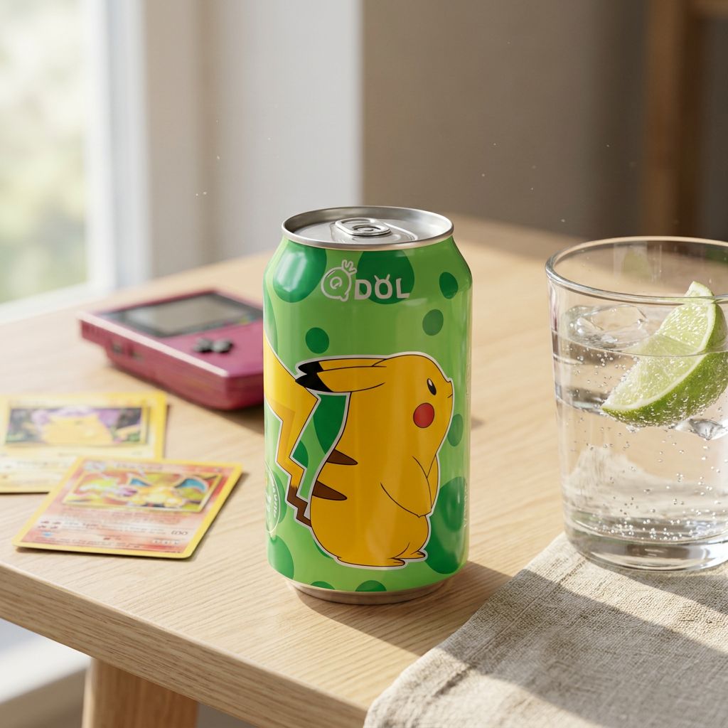 QDOL Pokemon Pikachu Sparking Water Lime