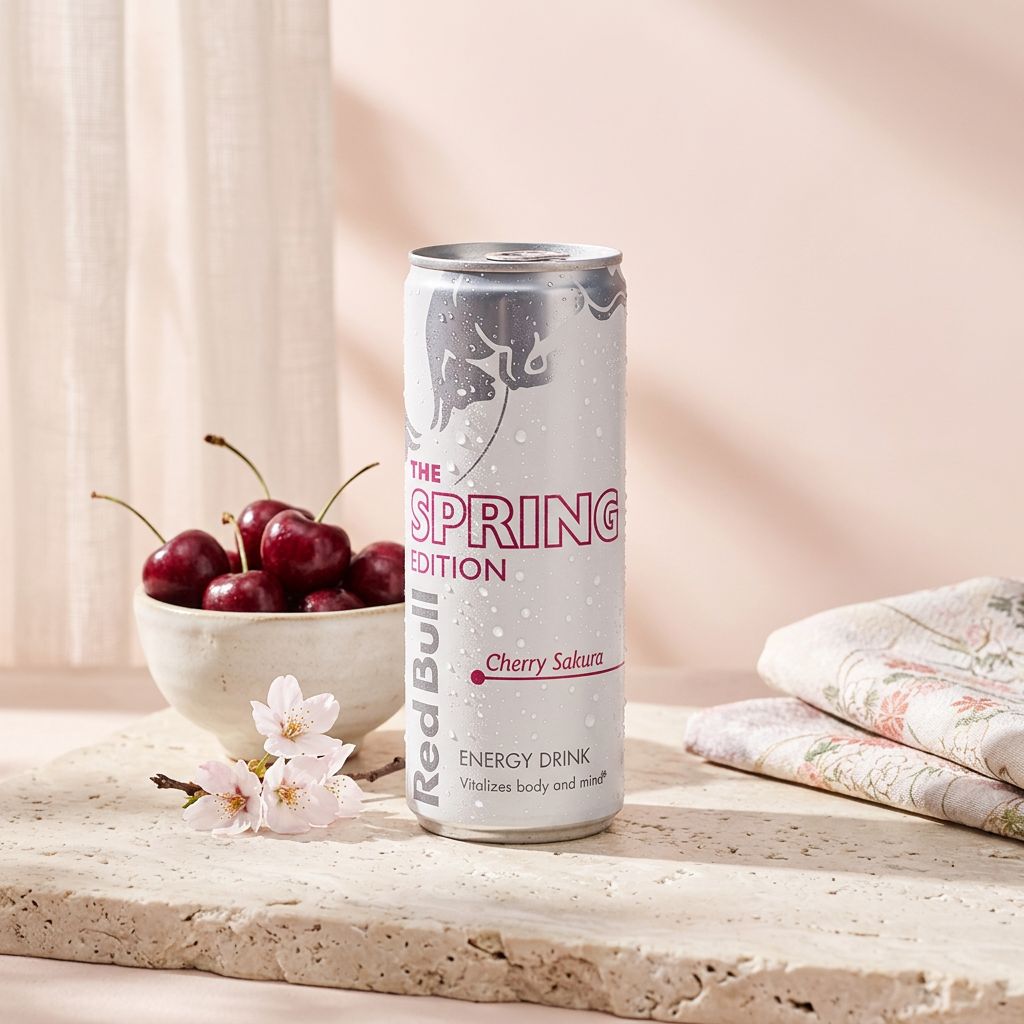 Red Bull Energy Drink Cherry Sakura