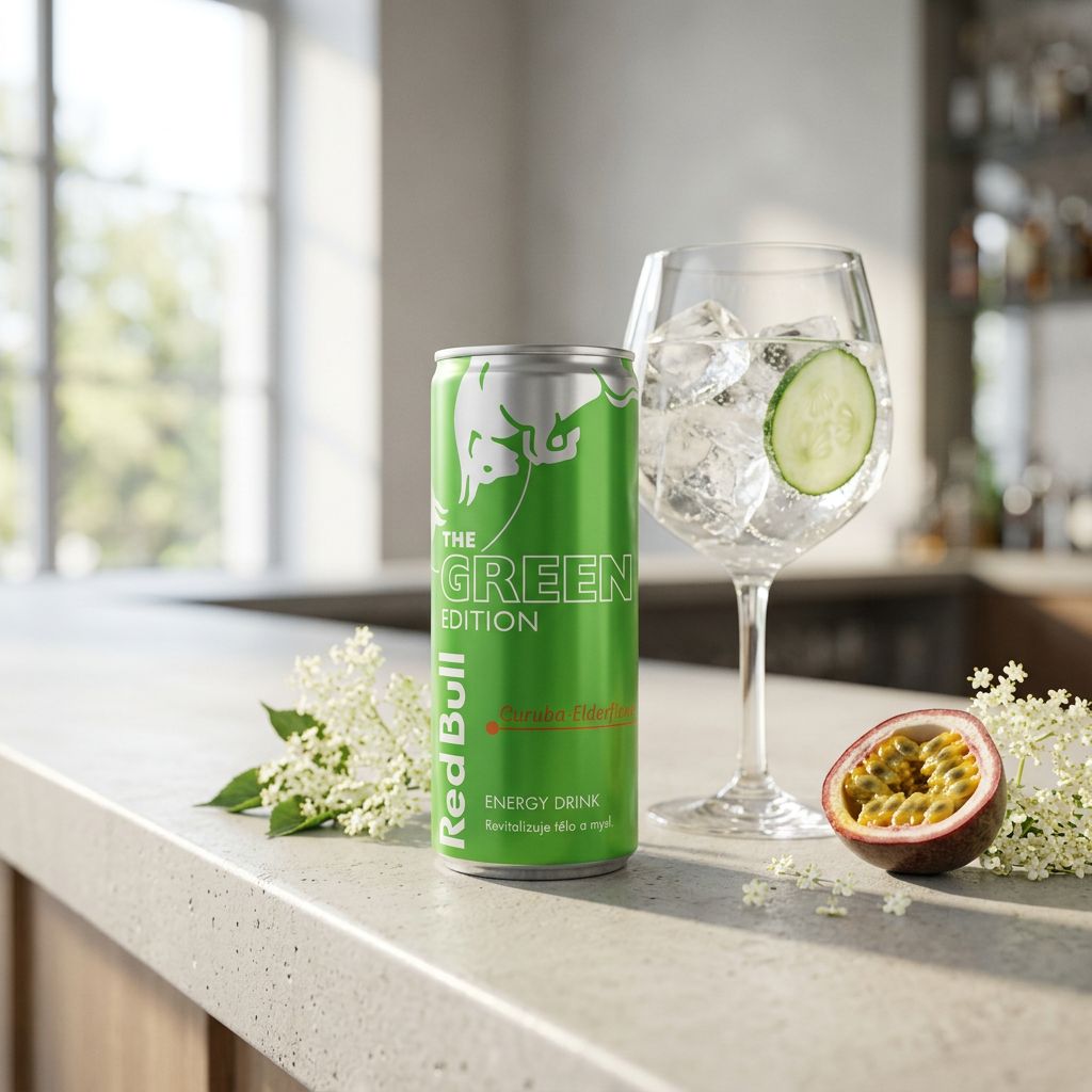 Red Bull Energy Drink Green Edition Curuba & Vlierbloesem