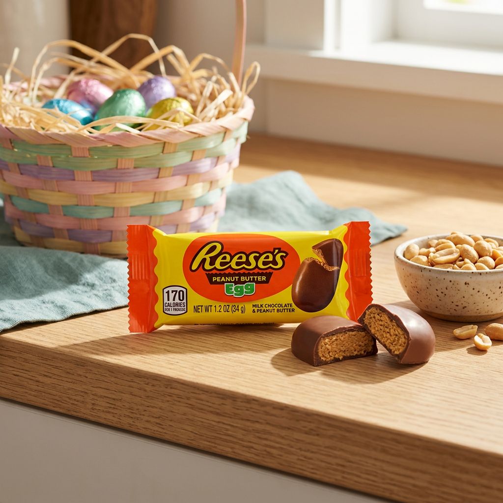 Reese's Peanut Butter Egg Easter, oeuf chocolat beurre de cacahuète édition limitée, importé des USA, disponible sur My American Shop