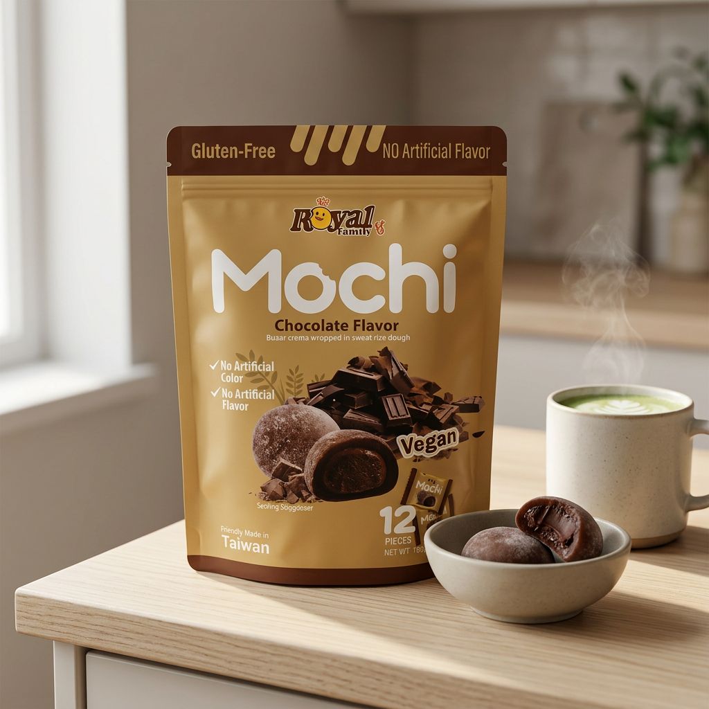 Mochi-chocolade van de koninklijke familie