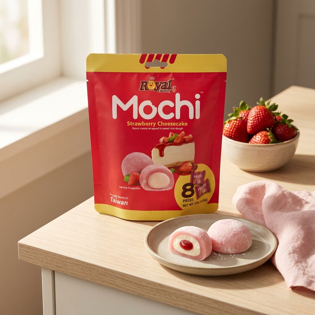 Royal Family Mochi Small Cheesecake Strawberry