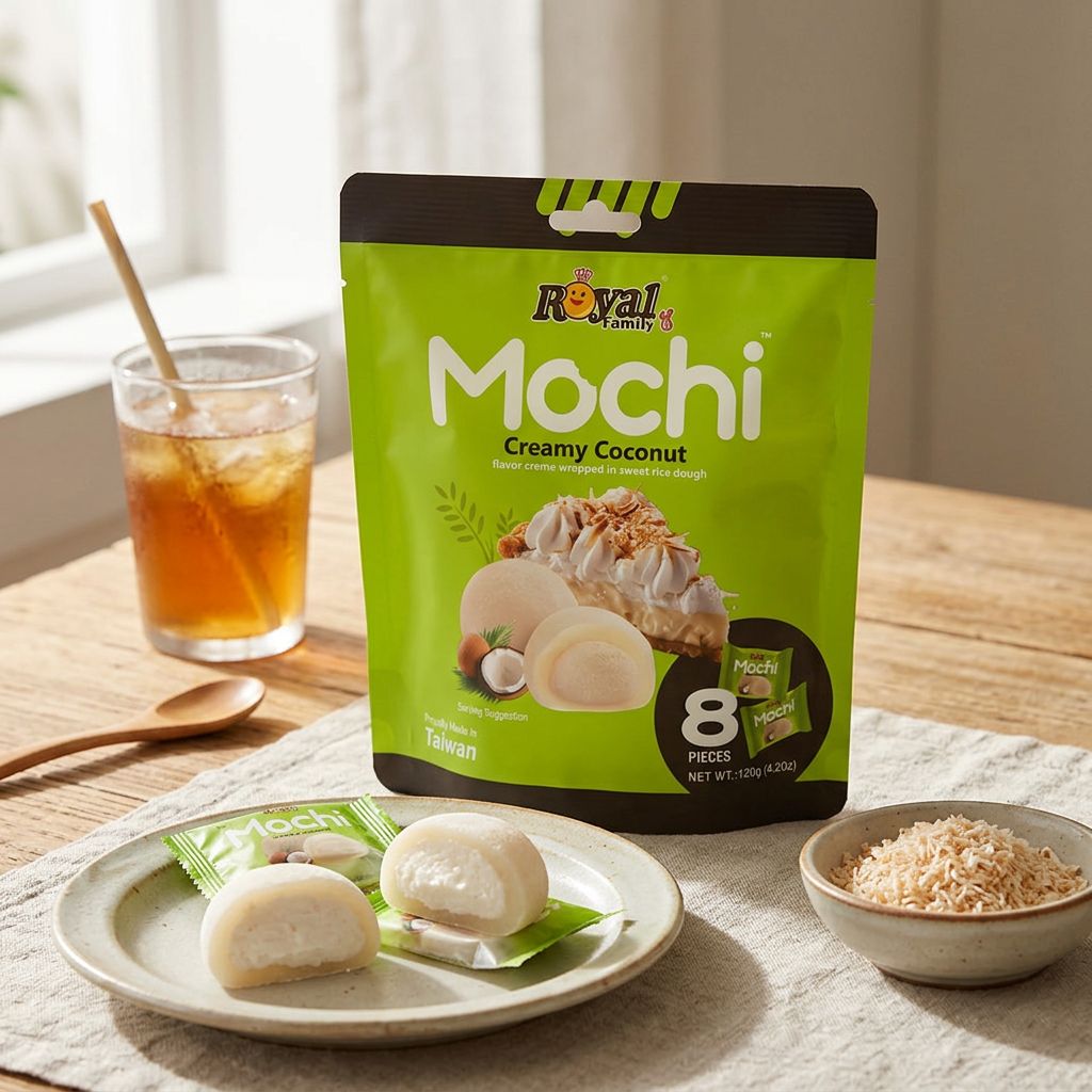 Koninklijke Familie Mochi Kleine Romige Kokosnoot