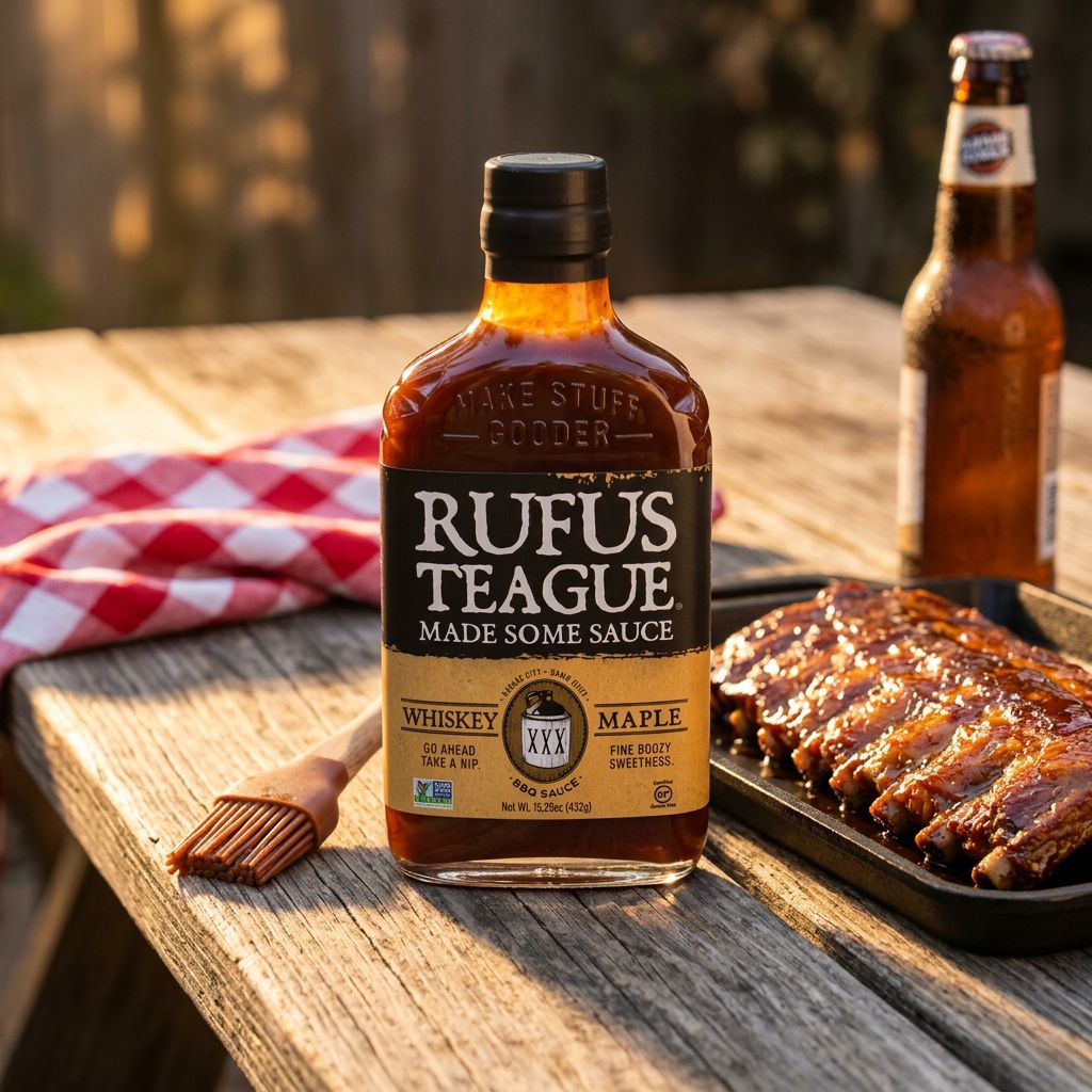 Rufus Teague BBQ Sauce Whiskey Maple