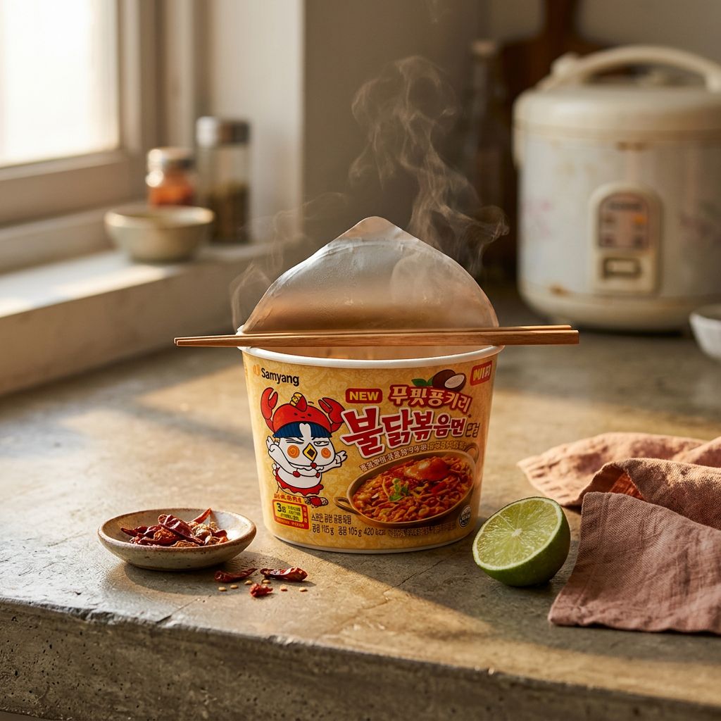 SAMYANG Buldak Smaak Poo Pad Pong Curry Ramen Cup