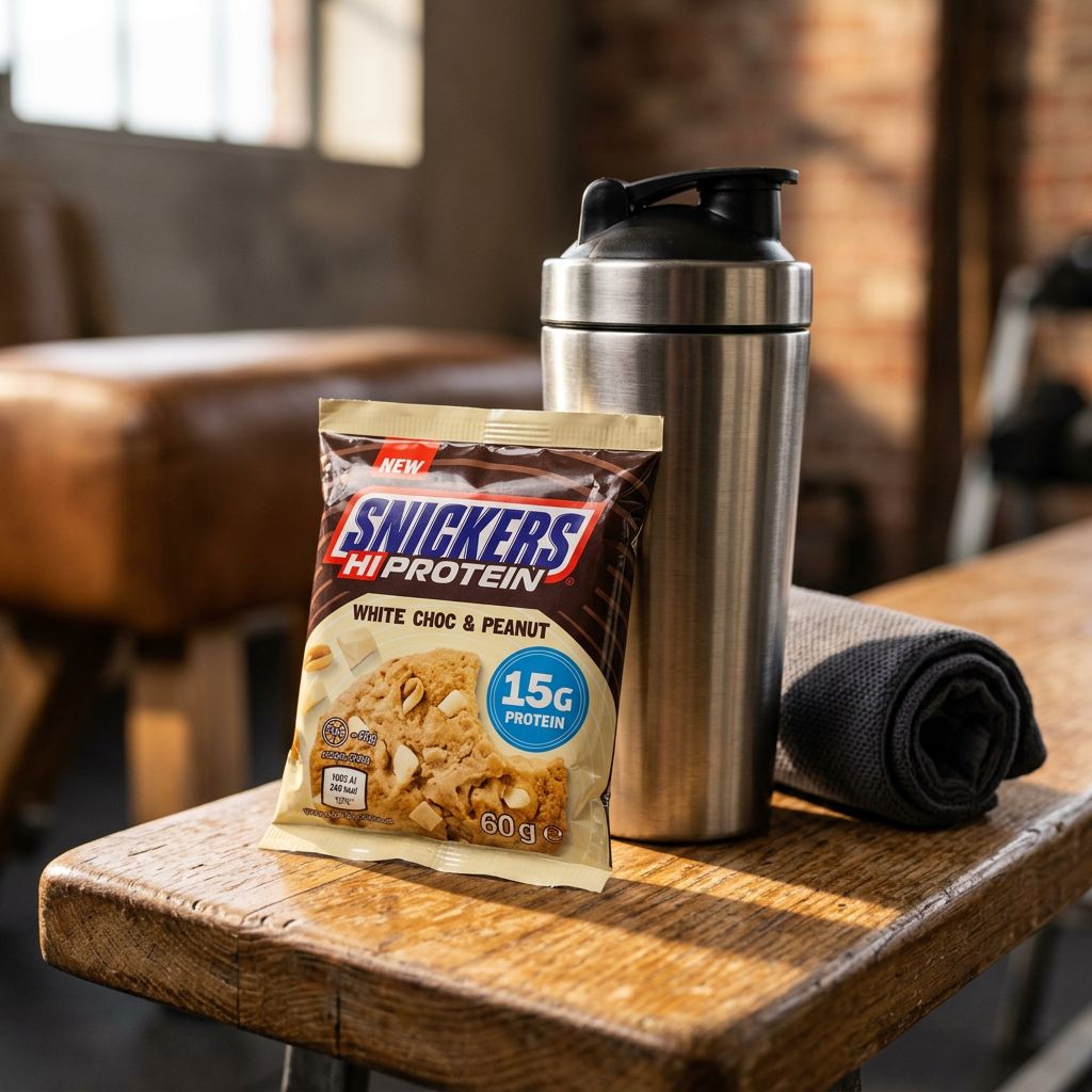 Snickers White Chocolate Protein Cookie