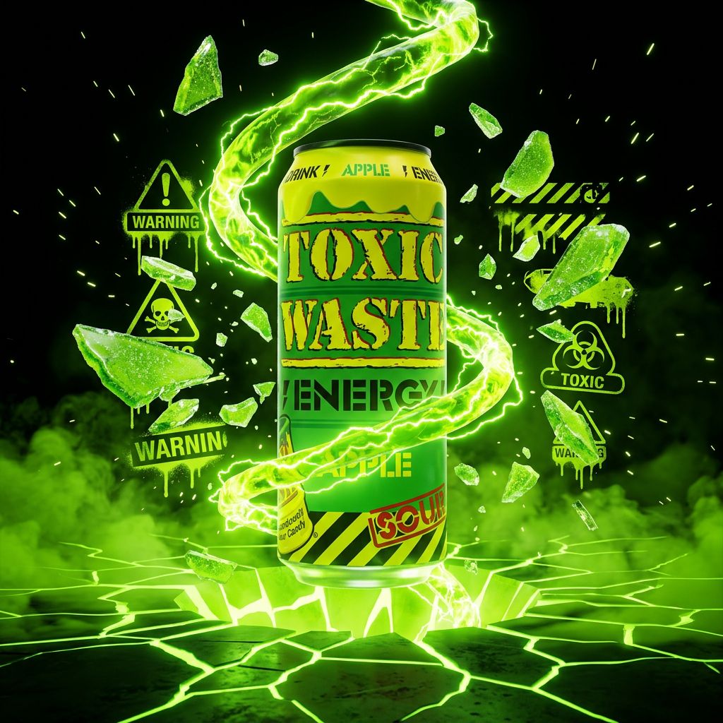 Toxic Waste Energy Drink Sour Apple