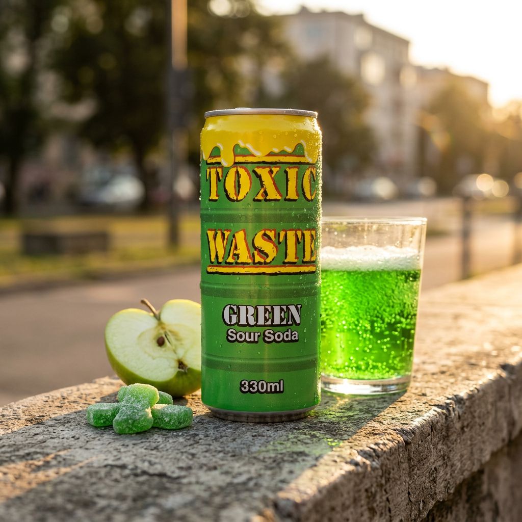 Toxic Waste Green Soda