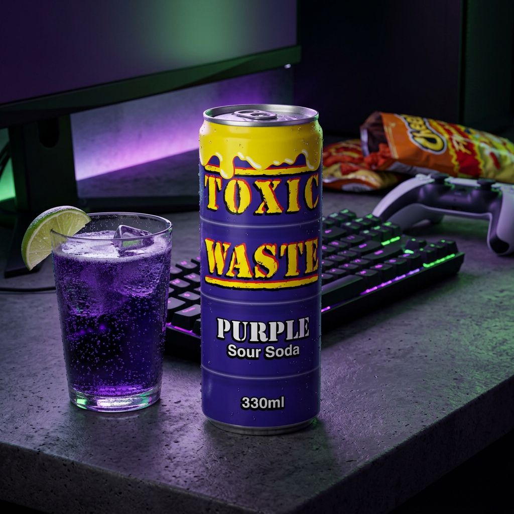 Toxic Waste Purple Soda