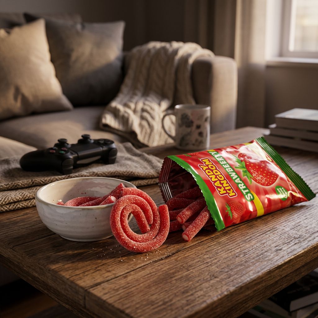 Vidal Sour Giant Cable Strawberry