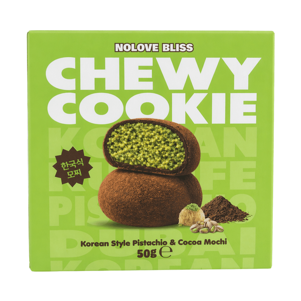NoLove Bliss Chewy Cookie Pistachio Cocoa Mochi - My American Shop