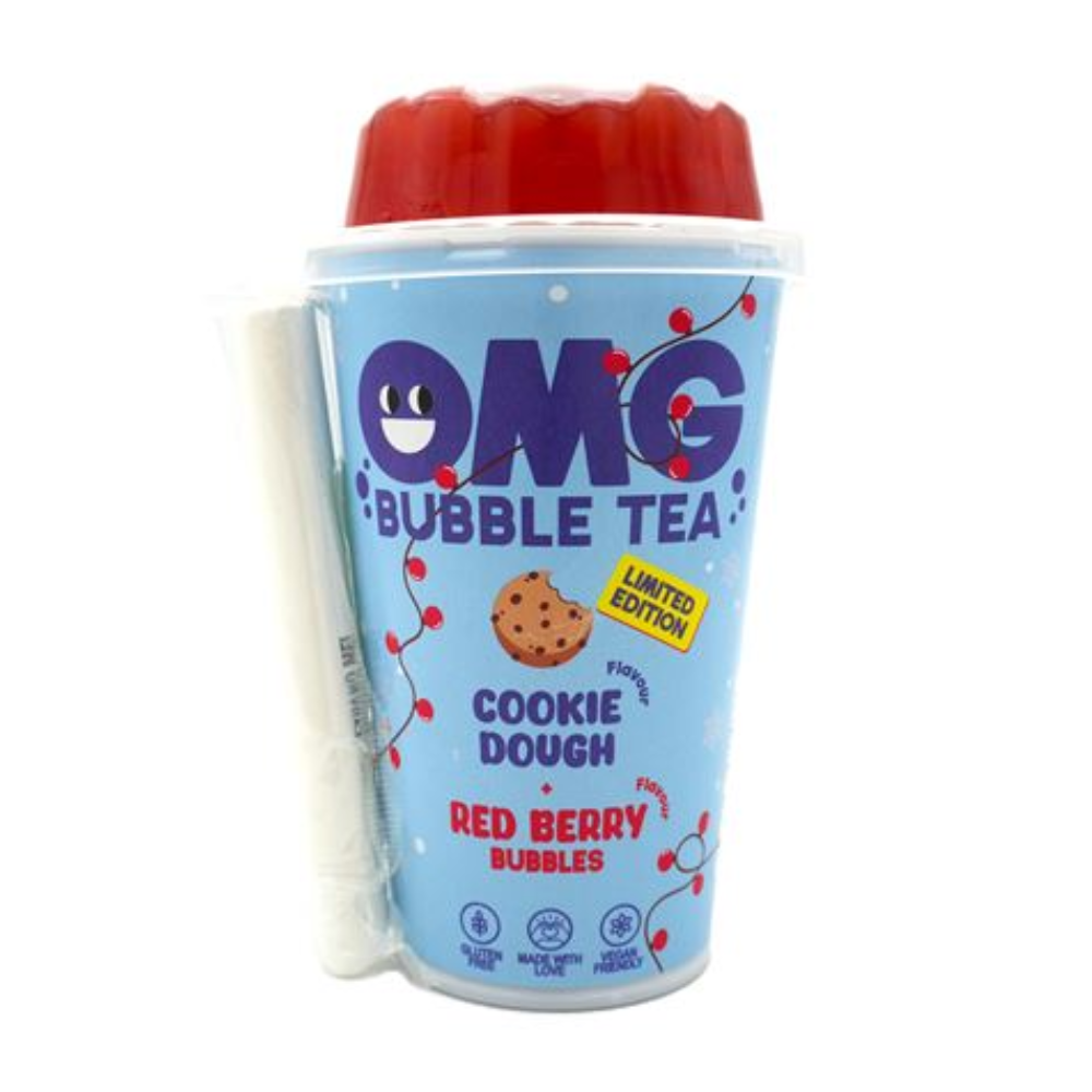 OMG Bubble Tea Cookie Dough & Baie Rouge