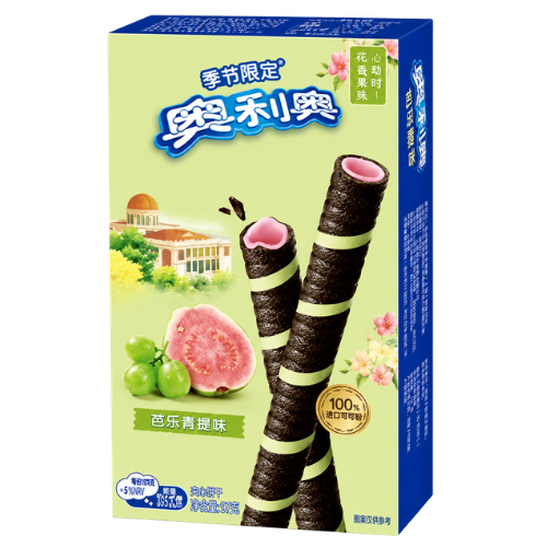 Oreo Crispy Roll Guava Green Grape rouleaux croustillants saveur goyave et raisin vert