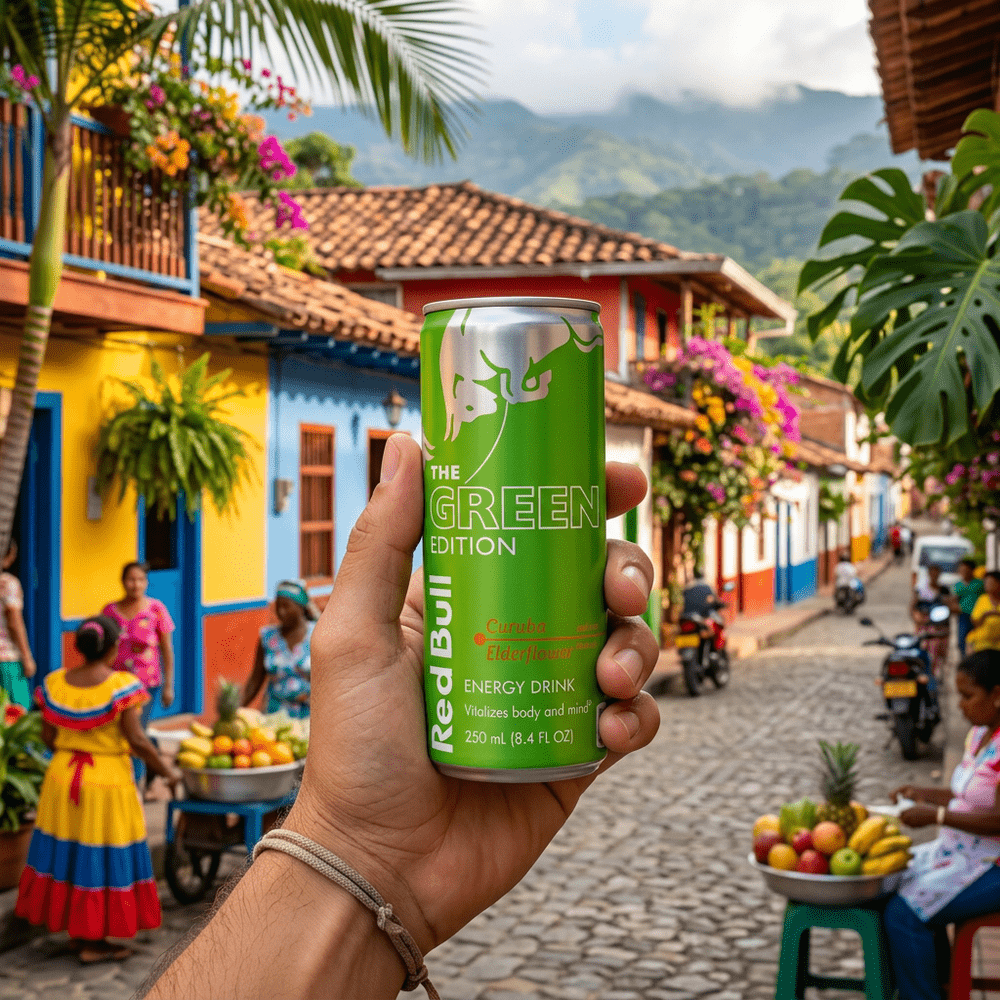 Red Bull Energy Drink Green Edition Curuba & Elderflower
