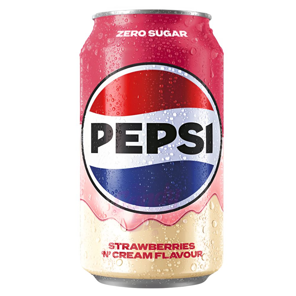 Pepsi Zero Sugar Strawberry & Cream
