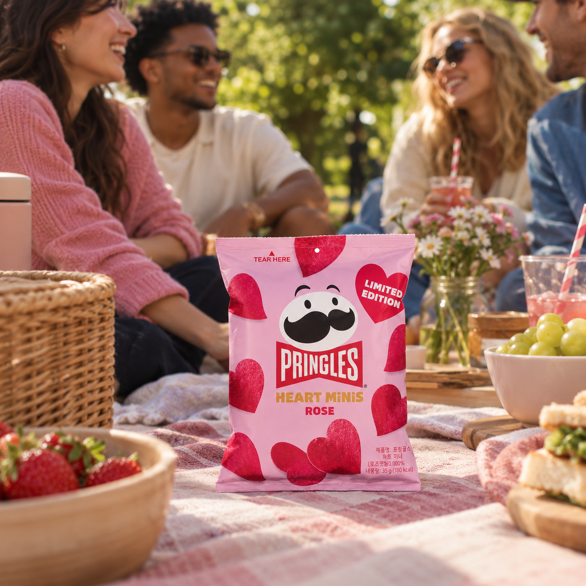 Pringles Hearts Minis Rose