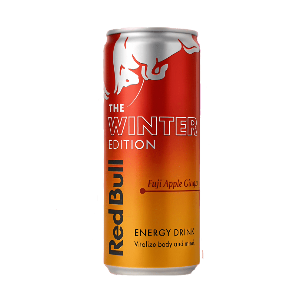 Red Bull Energy Drink Winter Edition Fuji Apple Ginger