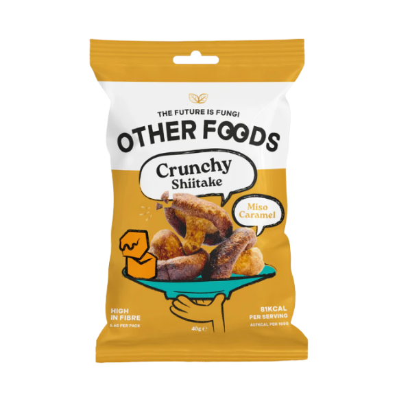Ander voedsel Krokante shiitake-champignonchips Miso-karamel