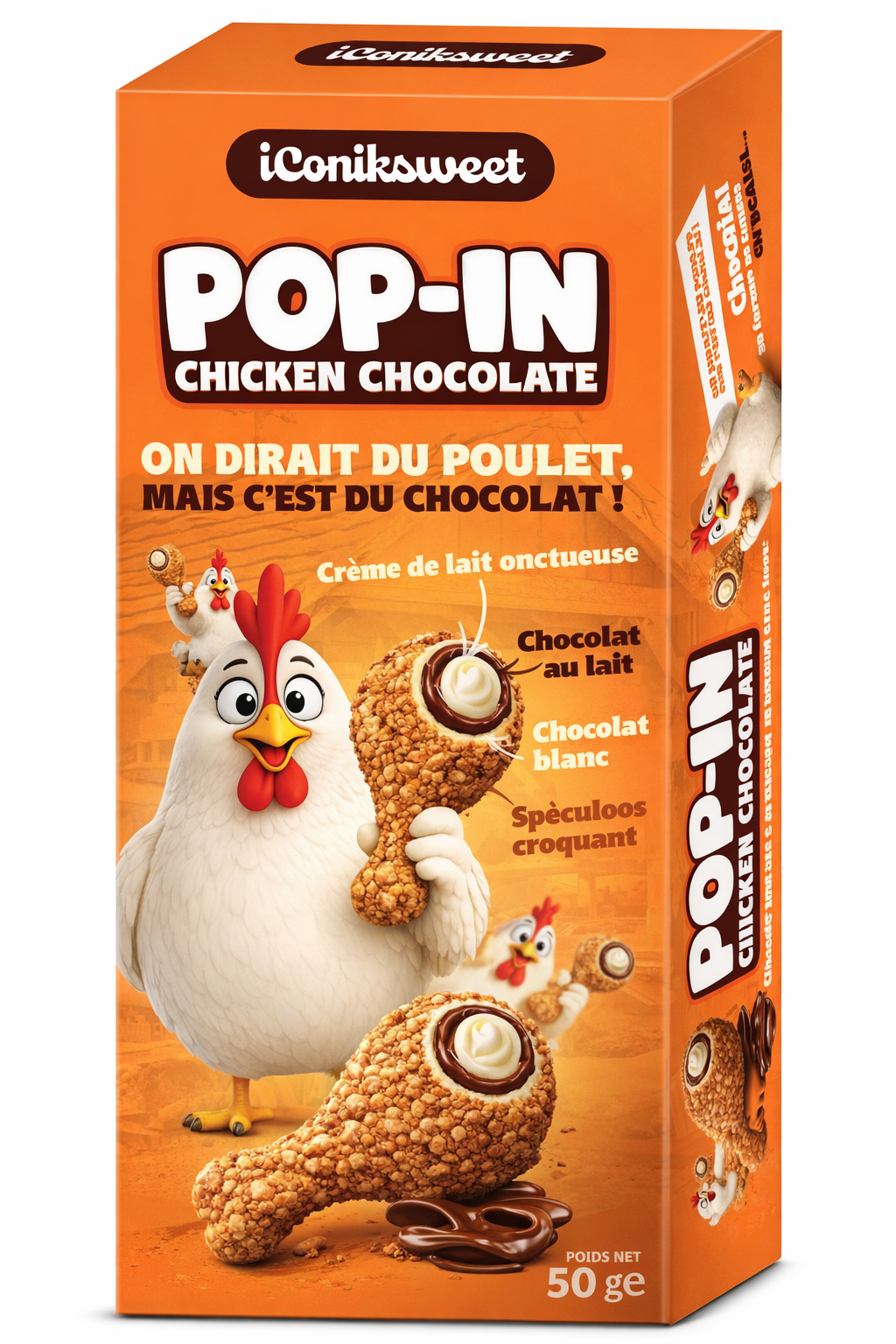 Buenos Dias Pop-In Chicken Chocolate - My American Shop