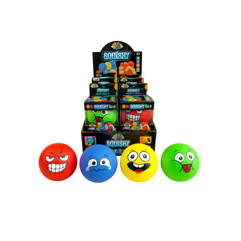 Squishy Happy Face Round