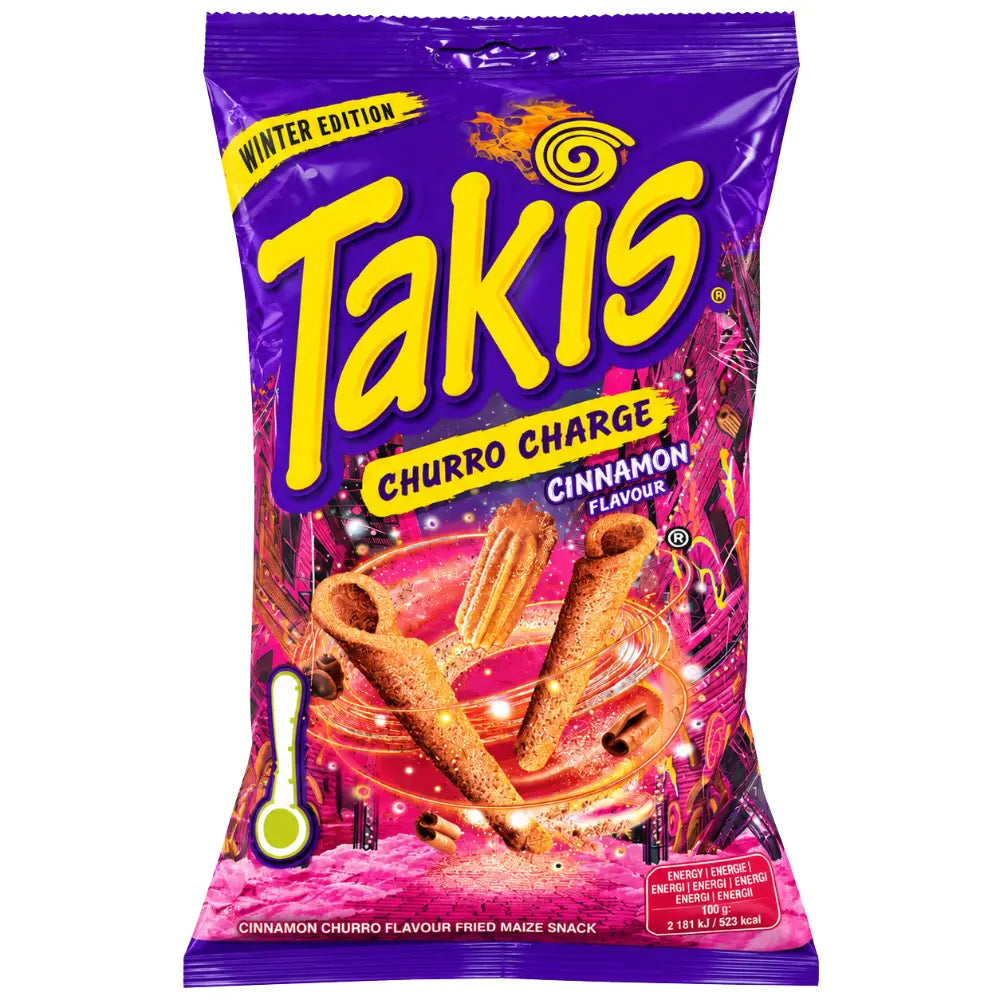 Takis Winter Edition Churro Charge kaneelsmaak
