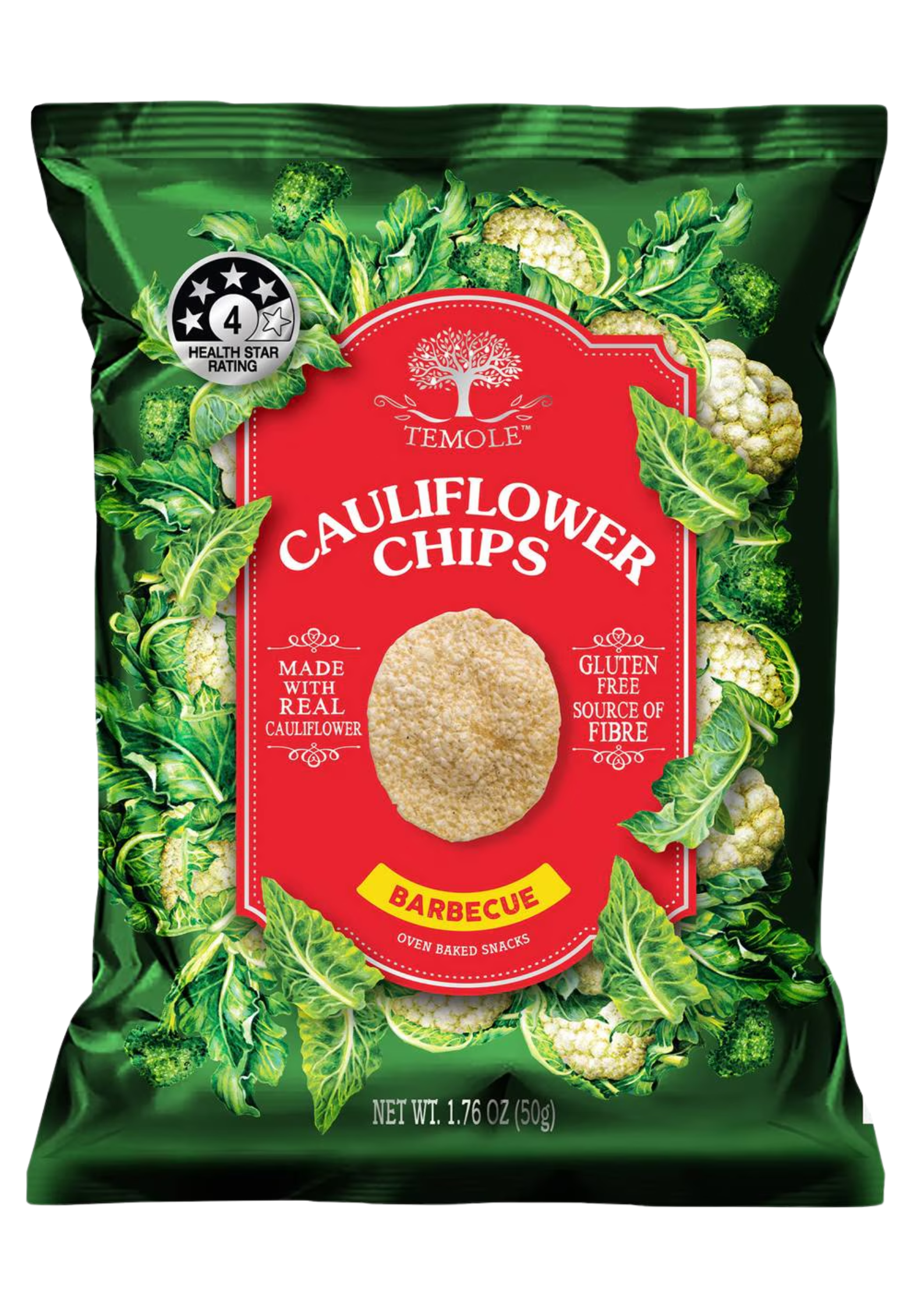 Temole Cauliflower Chips Barbecue