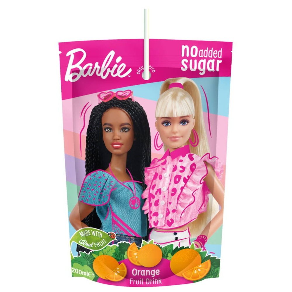 Barbie Fruit Pouch Drink Orange