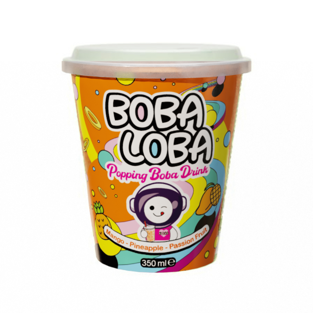 Boba Loba Mango Pineapple & Passion fruit