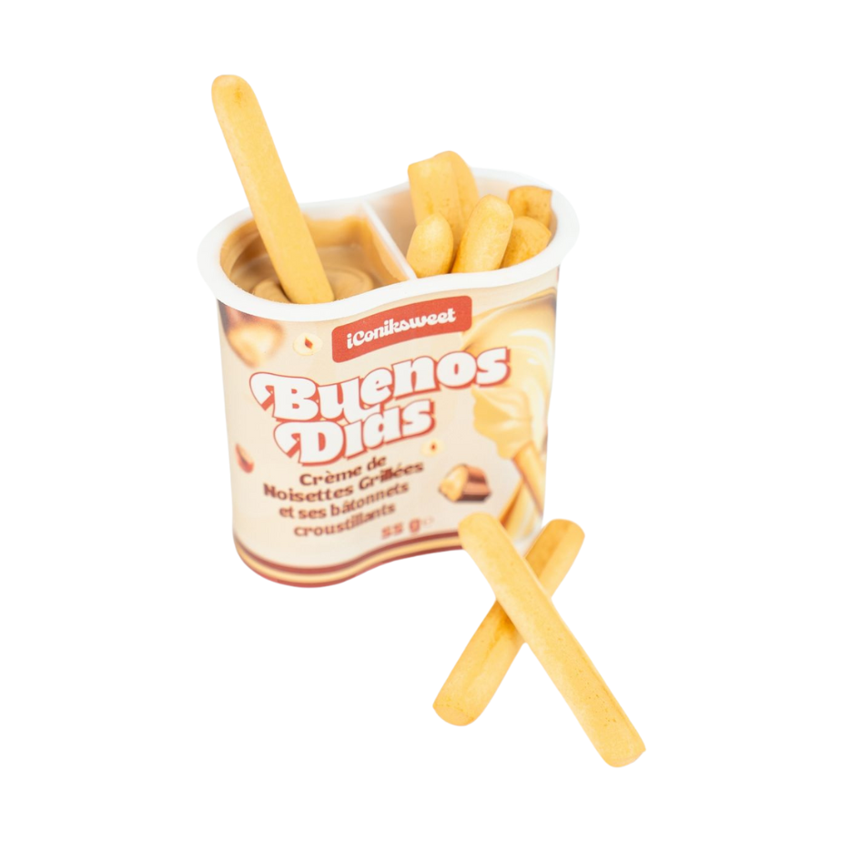 Buenos Dias Roasted Hazelnut Cream Sticks - My American Shop