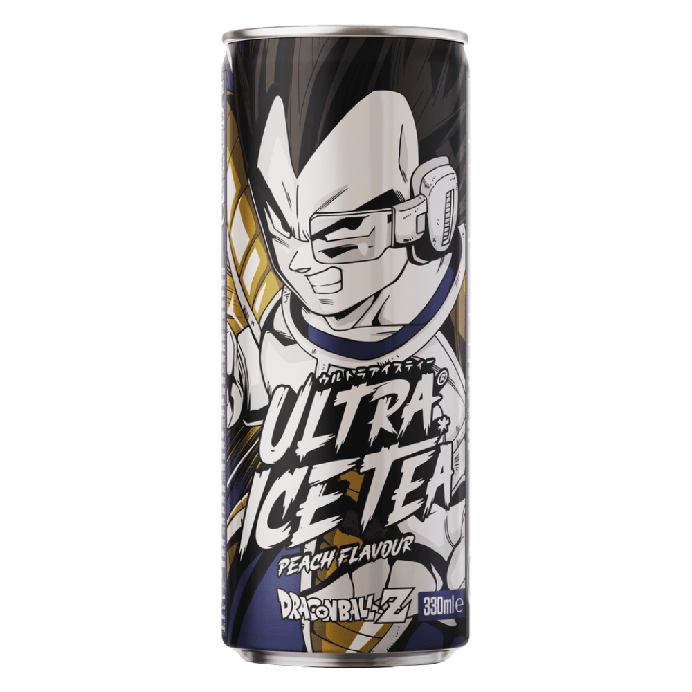 Dragon Ball Z Ultra Ice Tea Can Vegeta