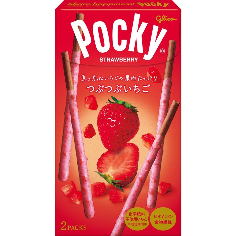 Glico Pocky Tsubu-Tsubu  Strawberry