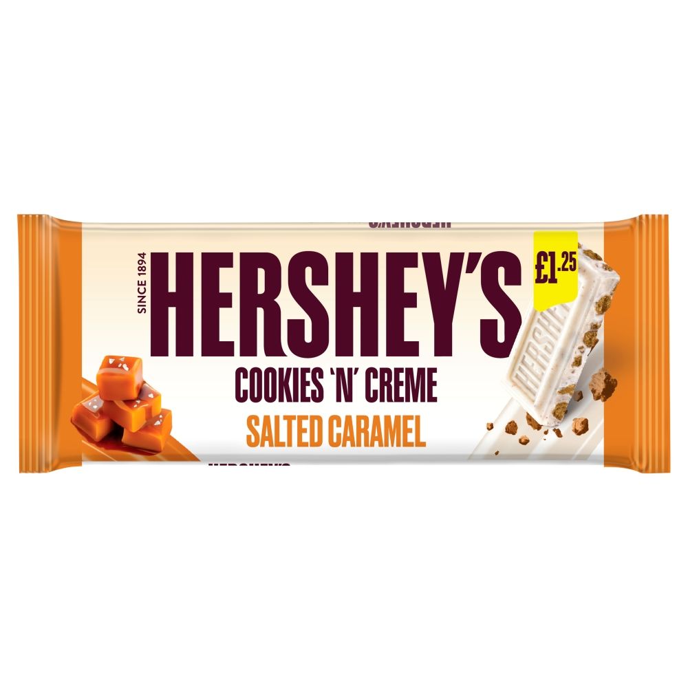 Hershey's Bar Cookies & Cream Salted Caramel - My American Shop France