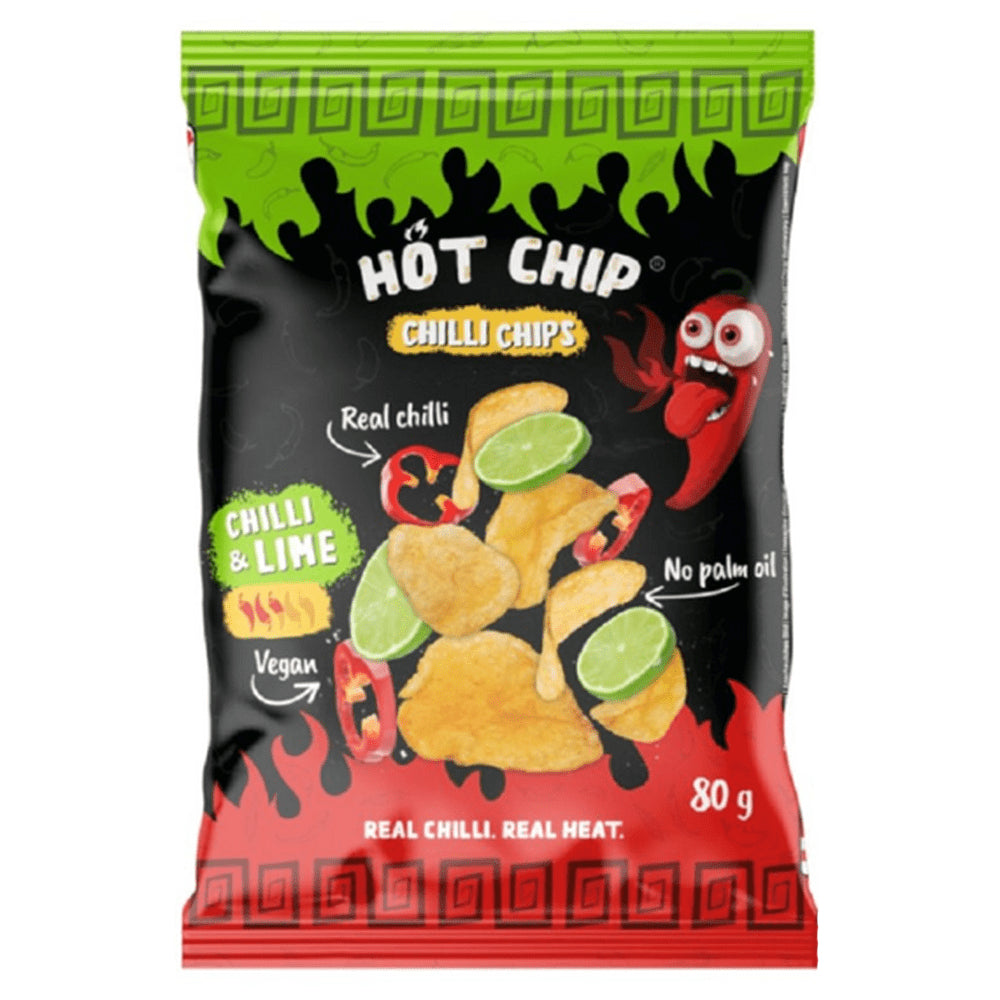 Hot Chip Potato Chips Chili and Lime