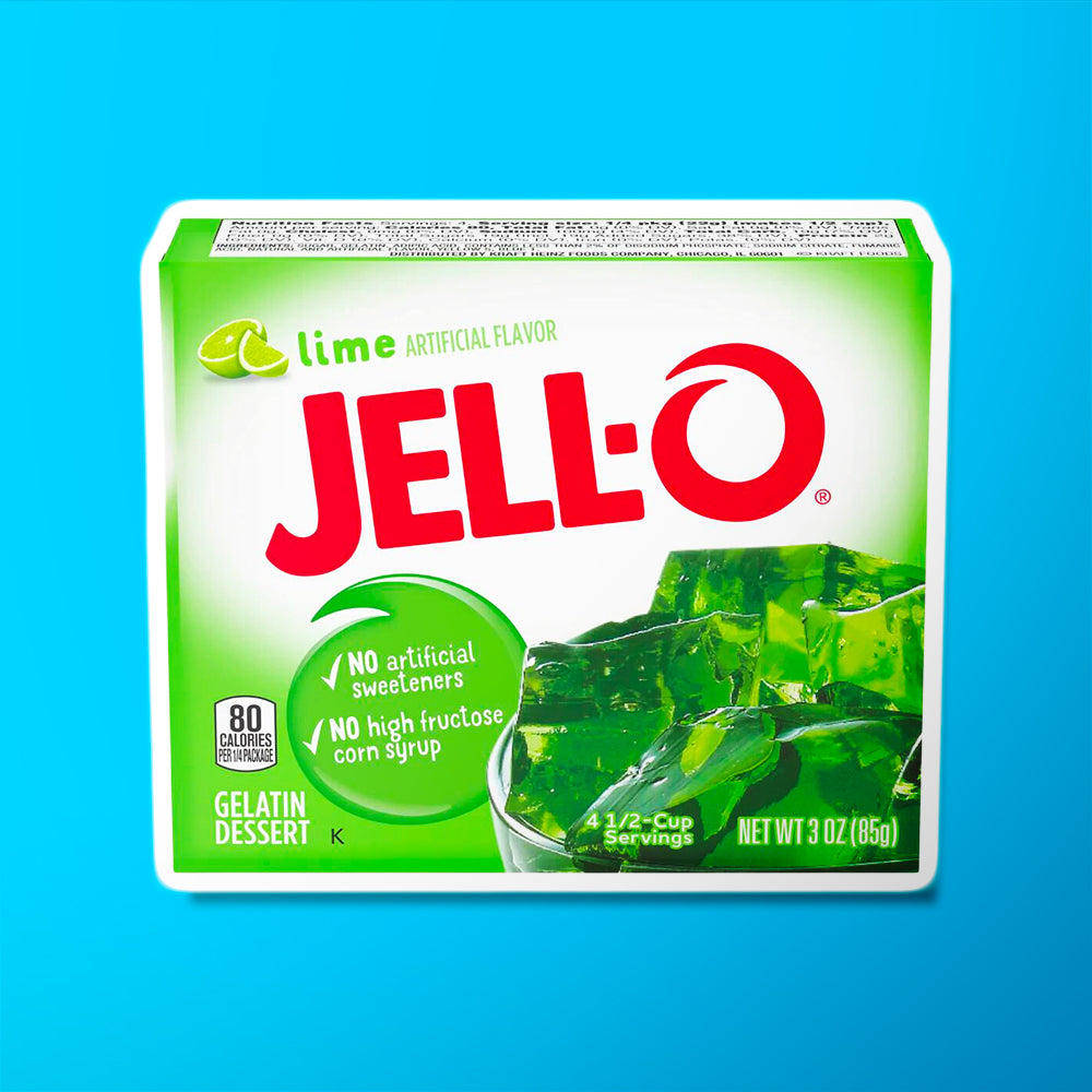 Jell-O Gelatin Lime - My American Shop France