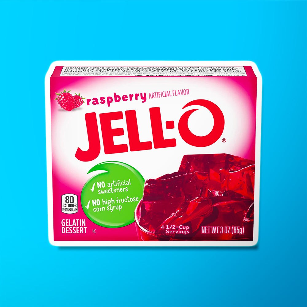 Jell-O Gelatin Raspberry - My American Shop France