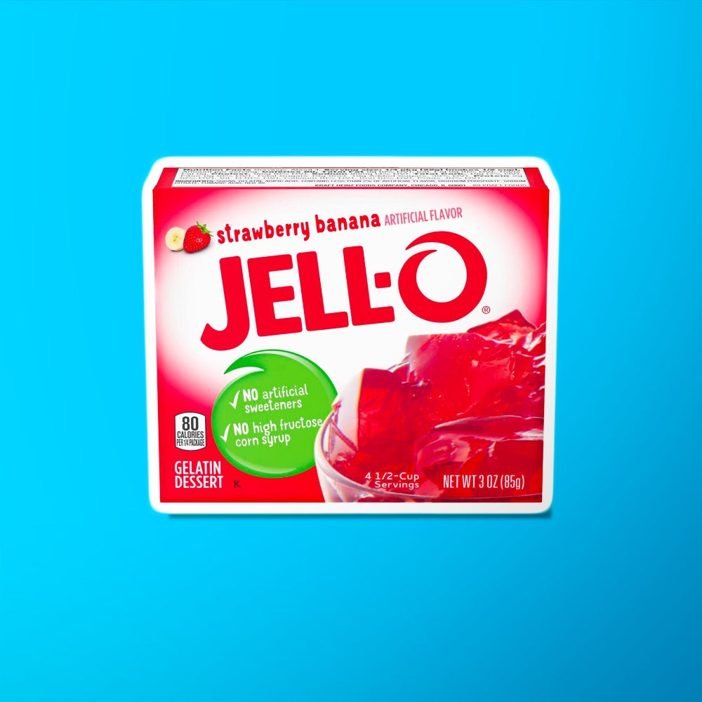 Jell-O Gelatin Strawberry - My American Shop France