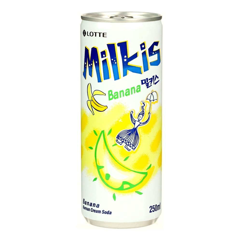 Lotte Milkis Sparkling Banana