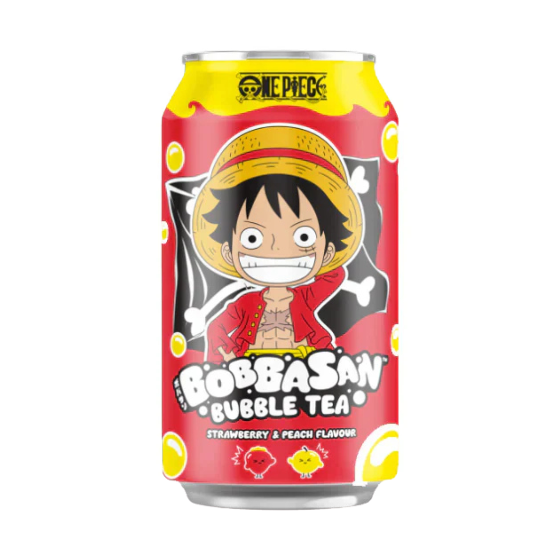 Luffy Bubble Tea Peach & Strawberry - My American Shop
