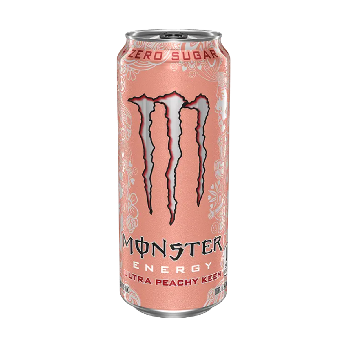 Monster Ultra Peachy Keen 500ml : boisson énergisante zéro sucre saveur pêche