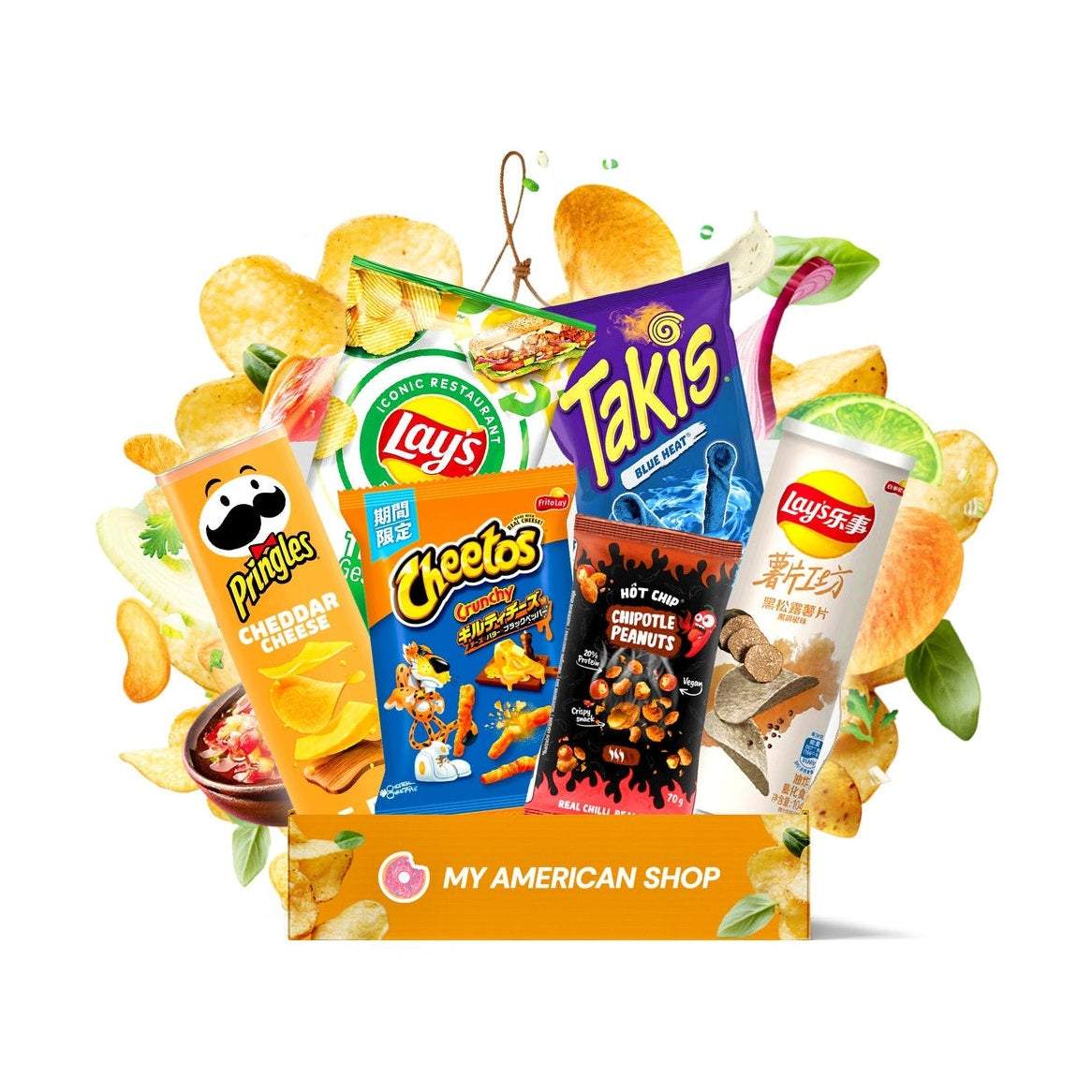 Chips inpakken