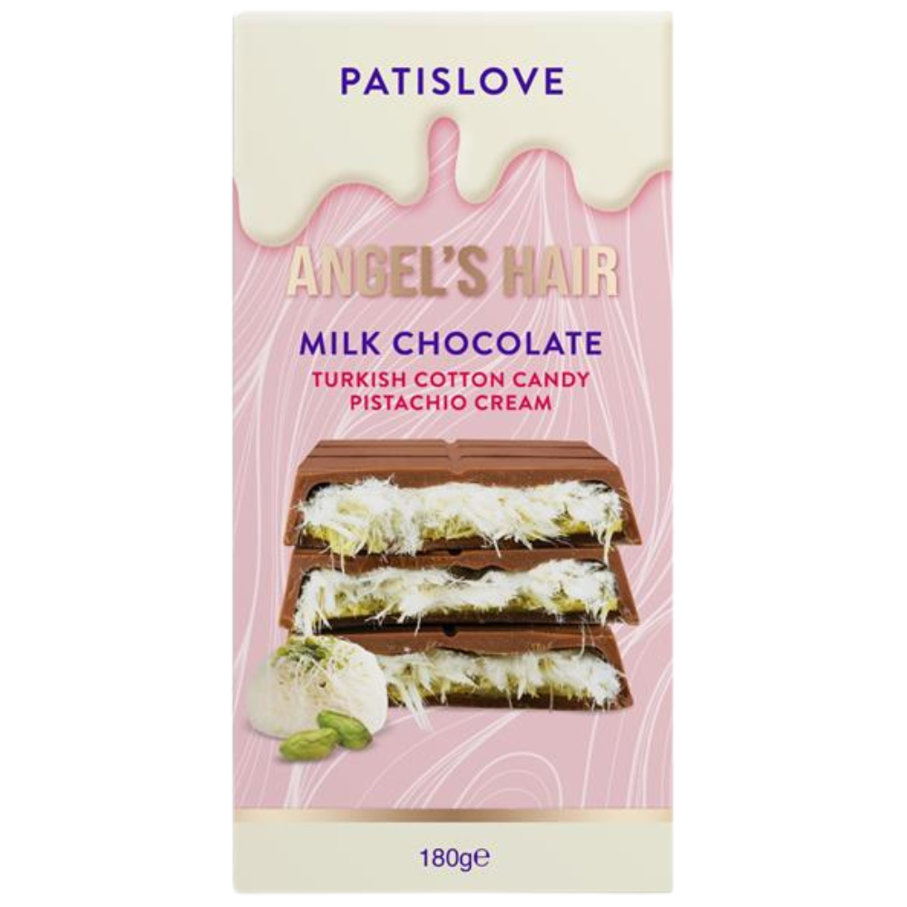 Patislove Milk Chocolate Dubai Chocolate Angel's Hair Big - My American Shop