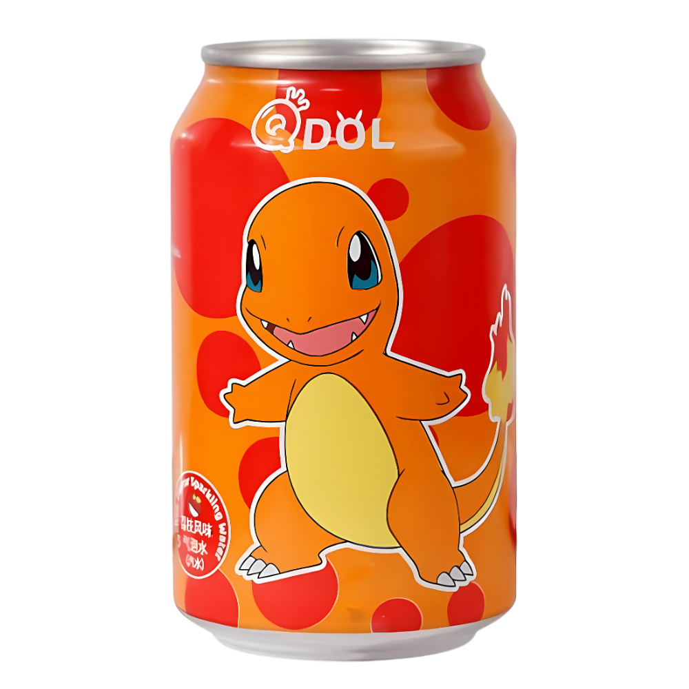QDOL Pokemon Fennekin Lychee Flavoured Sparkling Water