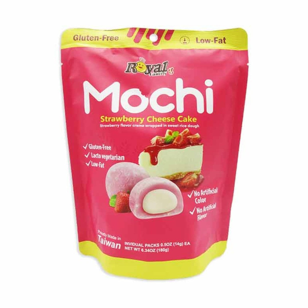 Koninklijke Familie Mochi Cheesecake Aardbei