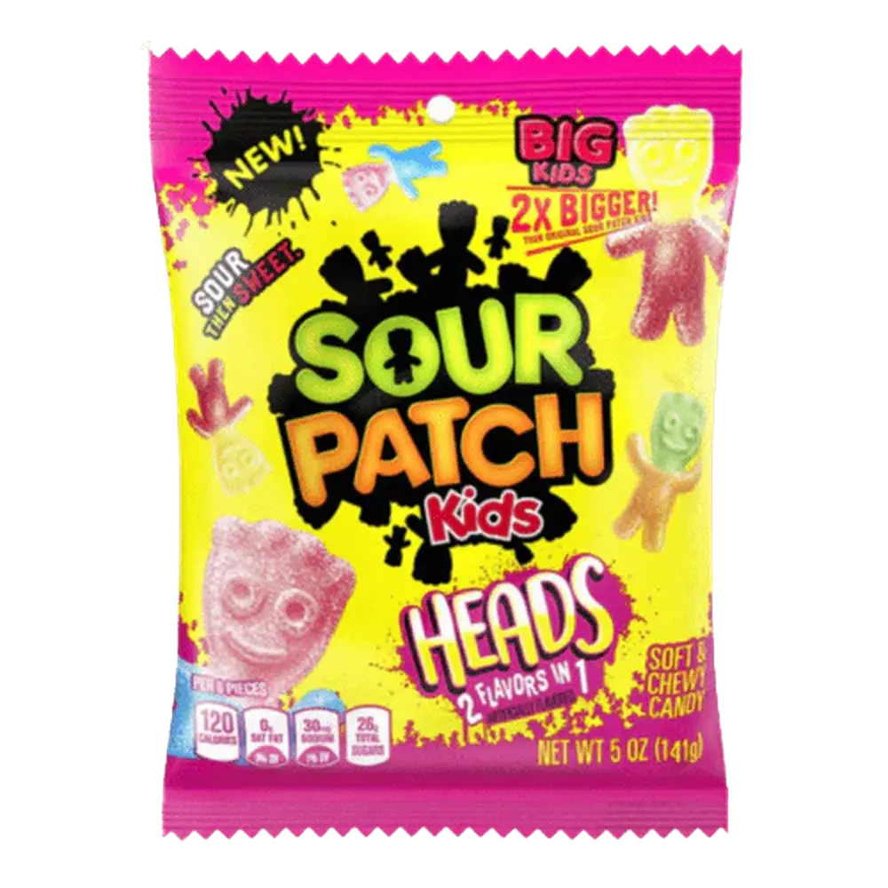 Sour Patch Kids Heads - My American Shop France